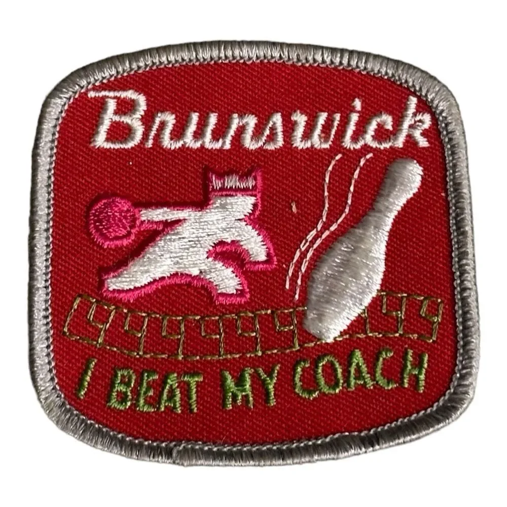 Brunswick bowling patches excellent condition.